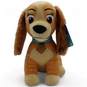 Disney Lady Plush Dog From Lady & The Tramp 11" Soft Stuffed Toy With Tags
